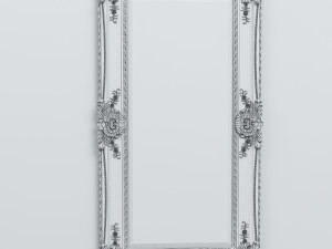 mirror in classic frame 3D Model