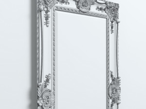 mirror in classic frame 3D Model