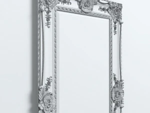 mirror in classic frame 3D Model