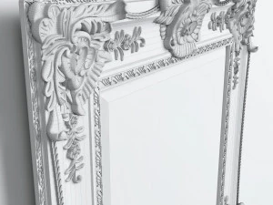 mirror in classic frame 3D Model