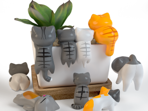 cats the decor 3Dモデル