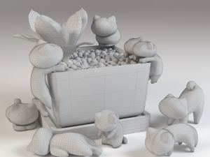 cats the decor 3Dモデル