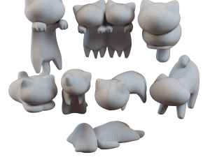 cats the decor 3Dモデル
