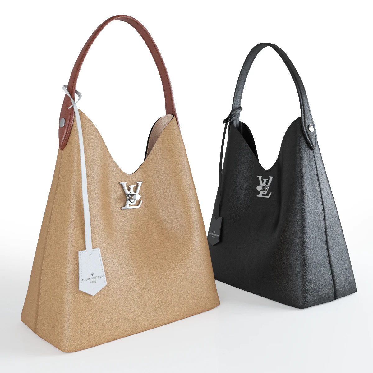 women leather bag 3D Model .c4d .max .obj .3ds .fbx .stl .blend