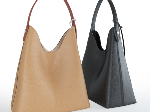 women leather bag 3D Model