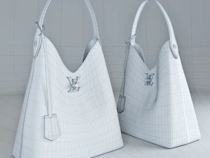 women leather bag 3D Model