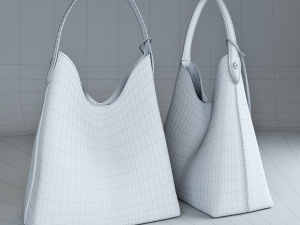 women leather bag 3D Model