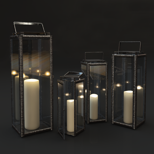 candlesticks amalfi lantern 3D Model .c4d .max .obj .3ds .fbx .stl .blend 