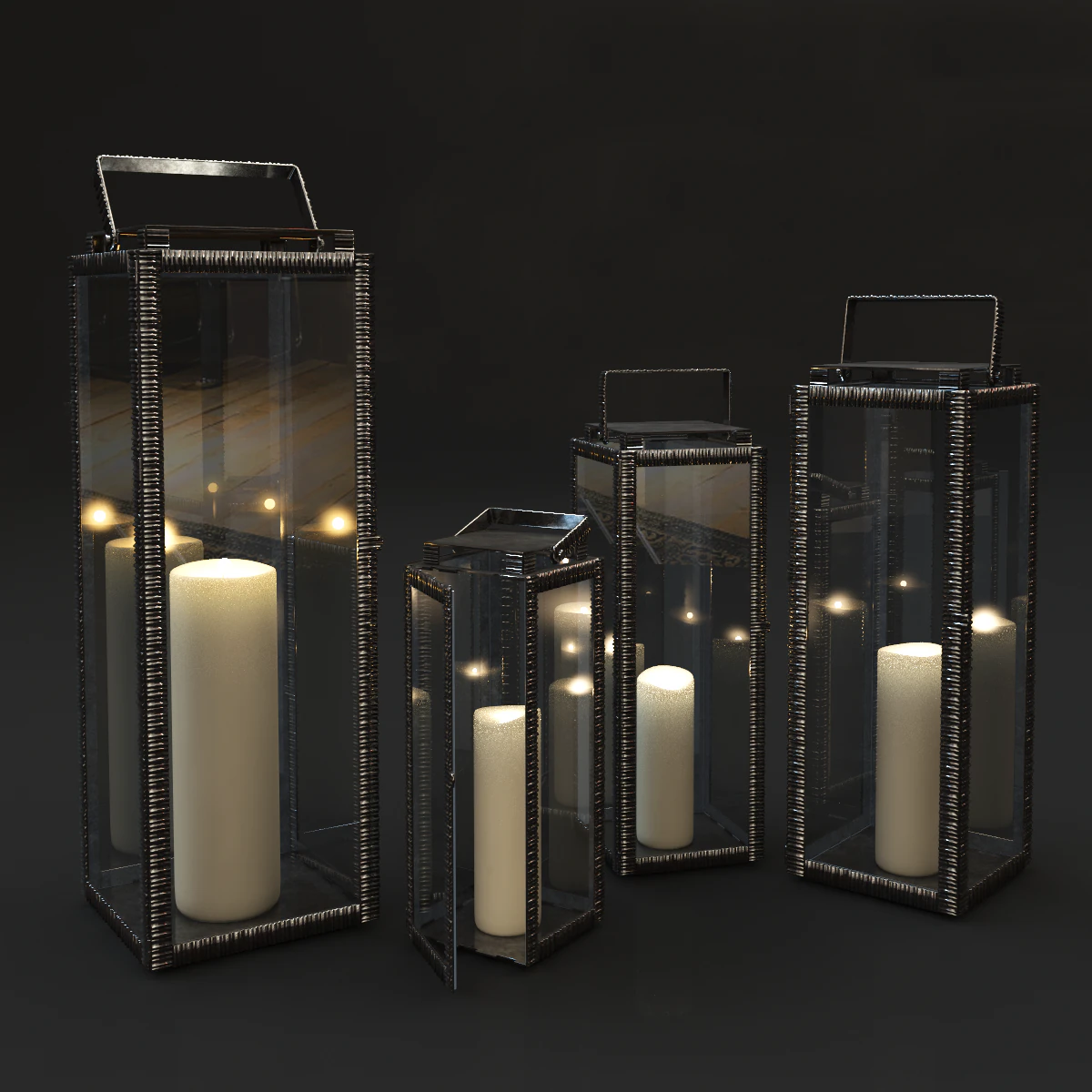 candlesticks amalfi lantern 3D Model .c4d .max .obj .3ds .fbx .stl .blend 