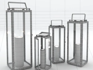 candlesticks amalfi lantern 3D Model