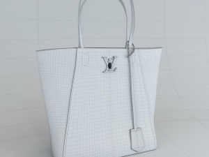 women leather bag Modèle 3D