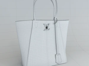 women leather bag 3D Model