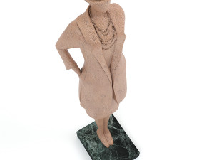 lady in the coat 3D-Modell