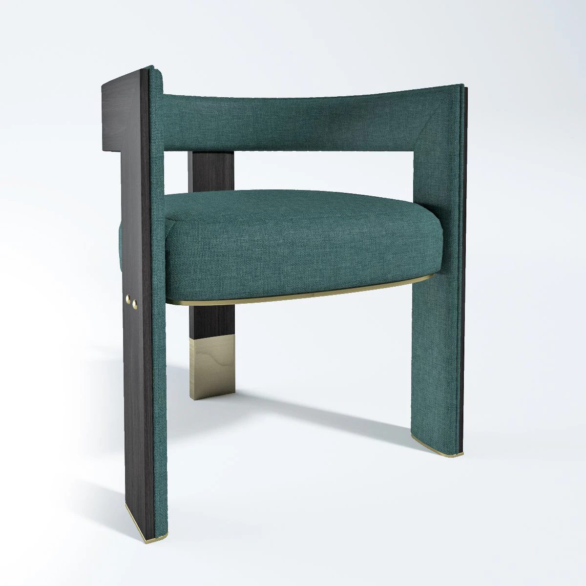 brooklyn dining chair 3D Model .c4d .max .obj .3ds .fbx .stl .blend 