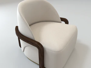 poltrona design lady pavone Modello 3D