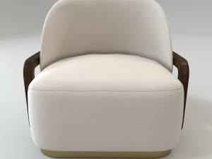 lady peacock design armchair Modelo 3D