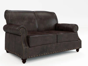 sk&oacute;rzana sofa Landry Model 3D