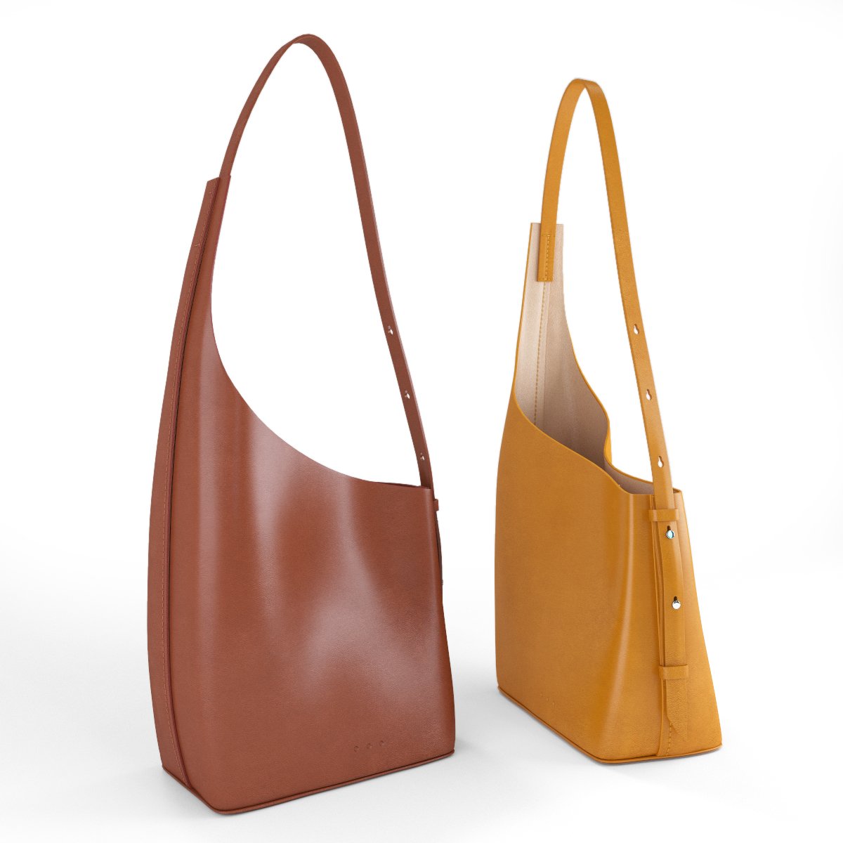3D model Lv Tote bag colors Lowpoly VR / AR / low-poly