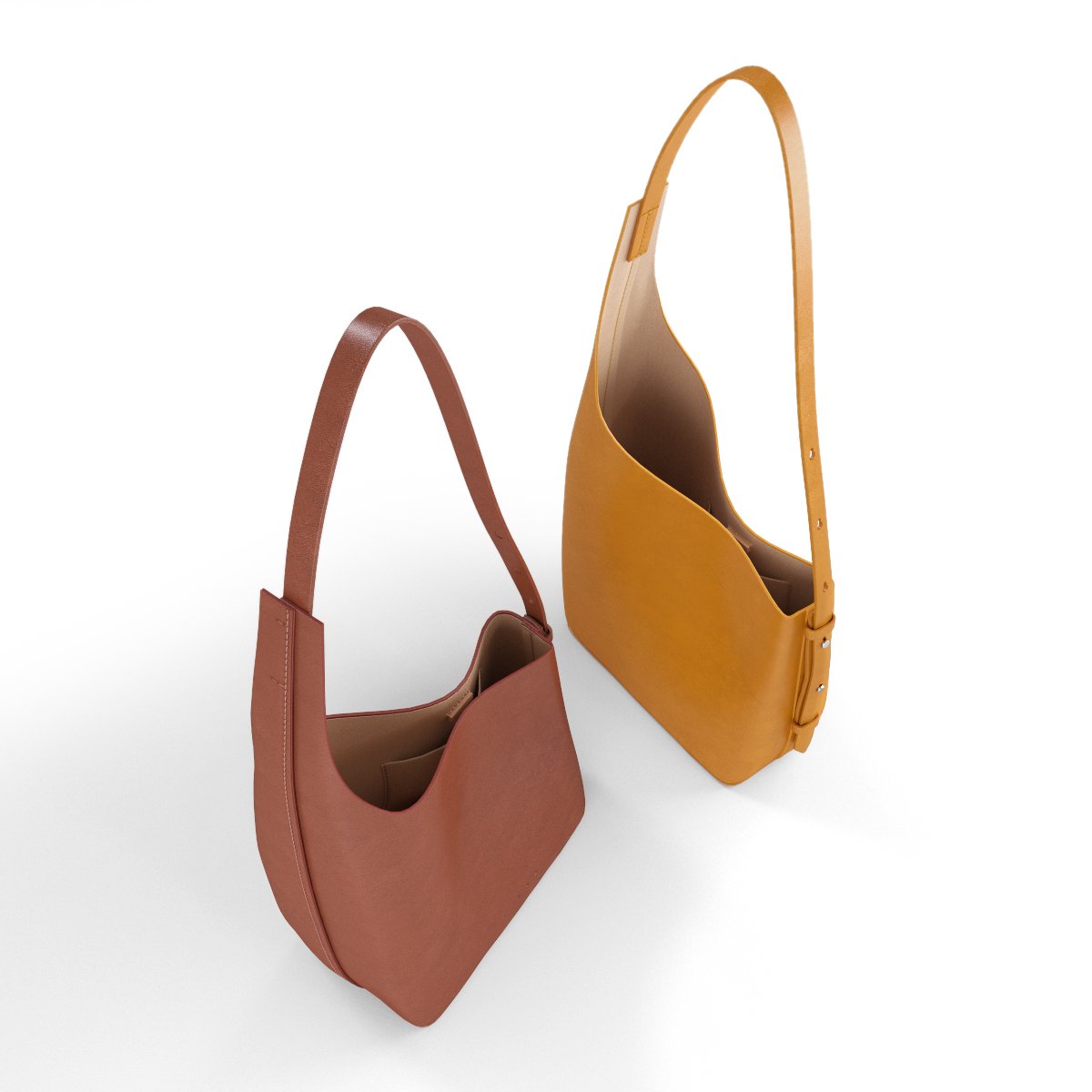 3D Model Collection Louis Vuitton Lockme Shopper Bag VR / AR / low