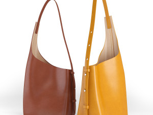 aesther ekme womens leather bag 3D Model