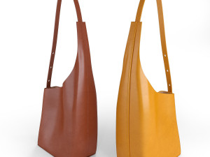 aesther ekme womens leather bag 3D Model