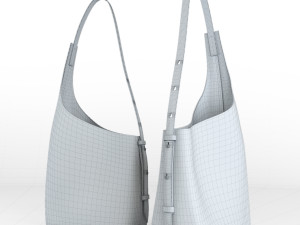 aesther ekme womens leather bag 3D Model