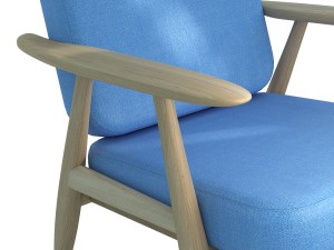 getama chair wegner Model 3D