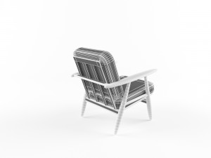 getama chair wegner Model 3D
