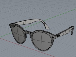 wayfarer rayban Modello 3D