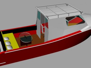 power boat 3D Model