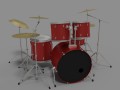 Drum Kit 3D-Modell