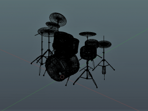 drum kit Model 3D