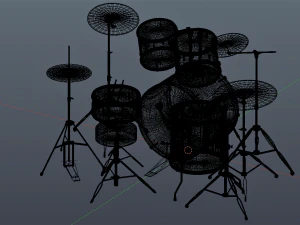 drum kit 3D Model