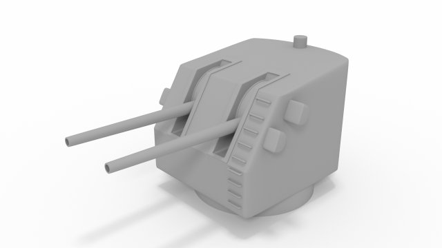 5 inch us navy 3Dモデル .c4d .max .obj .3ds .fbx .stl .blend 