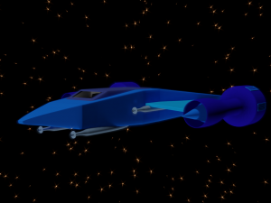 sci-fi spaceship 3D मॉडल