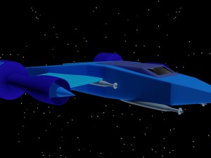 sci-fi spaceship 3D मॉडल