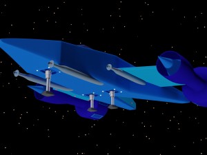 sci-fi spaceship 3D मॉडल