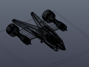 sci-fi spaceship 3D मॉडल