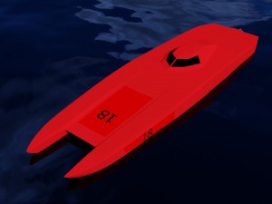 racing powerboat 3D 모델