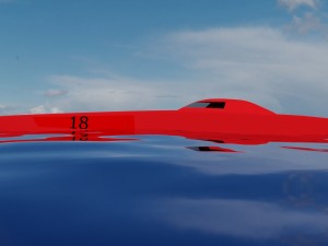 racing powerboat 3D 모델