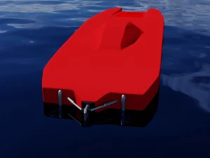 racing powerboat 3D Model