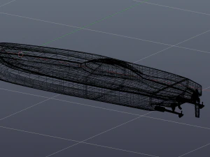 racing powerboat 3D Model