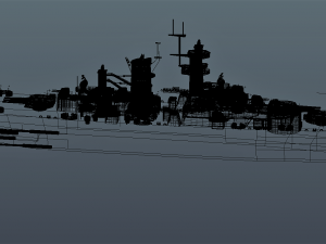 uss alaska cb-1 battle cruiser Modelo 3D
