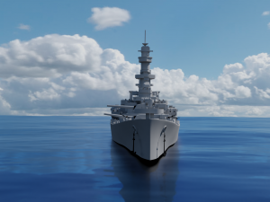 uss alaska cb-1 battle cruiser Modelo 3D