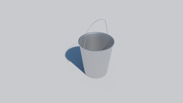 model of a bucket 3D Model .c4d .max .obj .3ds .fbx .stl .blend 