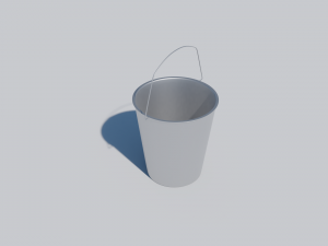 model of a bucket 3Dモデル