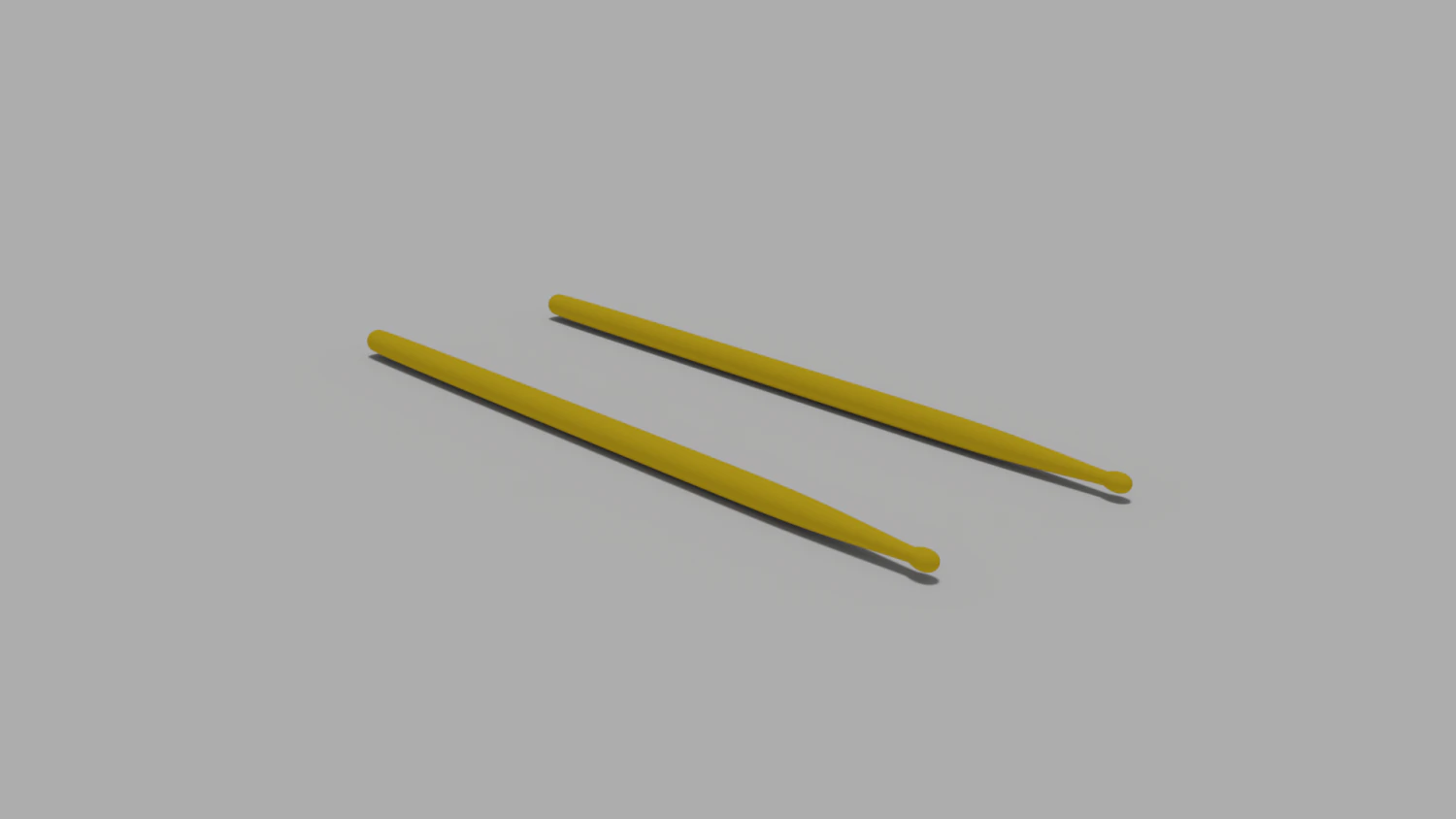 model of drum sticks 3D Model .c4d .max .obj .3ds .fbx .stl .blend 