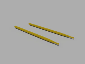 modelo de baquetas Modelo 3D