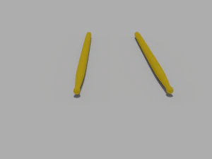 model of drum sticks 3D Model