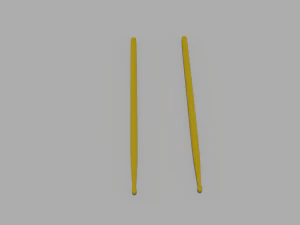 model of drum sticks 3D Model